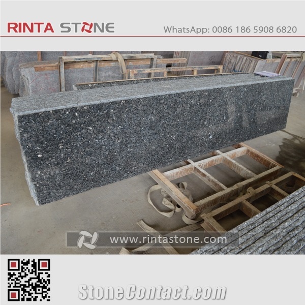 Silver Pearl Blue Granite Norway Labrador Tx Larvik Blue Pearl #5 Natural Stone Big Slab Tile Wall Cladding Countertop