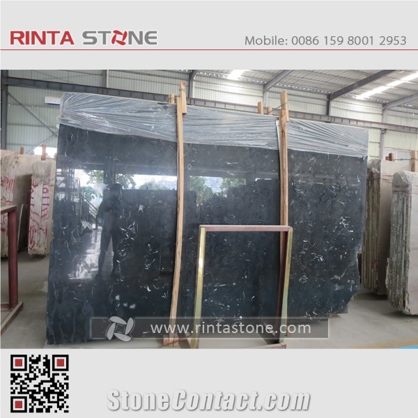 Swan Black Marble China Natural Stone Big Slabs Tiles
