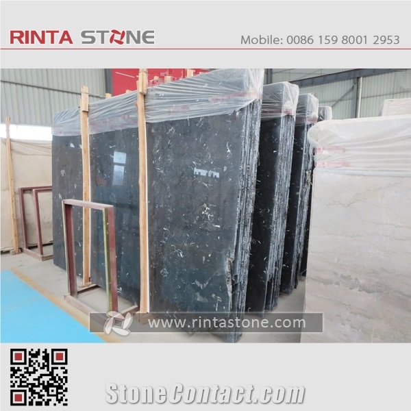 Swan Black Marble China Natural Stone Big Slabs Tiles