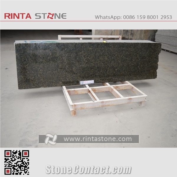 Verde Ubatuba Green Granite Natural Nature Dark Green Stone Countertops Washing Tops Vanity Tops Deck Plate, Verde Ubatuba Granite Bath Tops