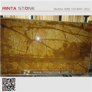 Yellow Siena Royal Brocatello Marble Gangsaw Slabs