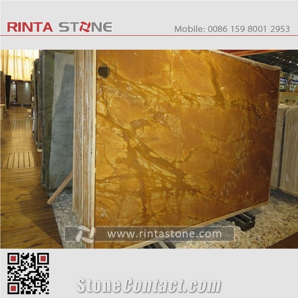 Yellow Siena Royal Brocatello Marble Gangsaw Slabs