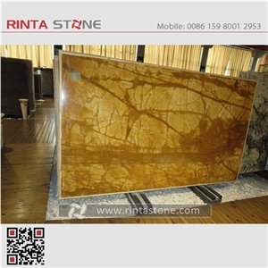 Yellow Siena Royal Brocatello Marble Gangsaw Slabs