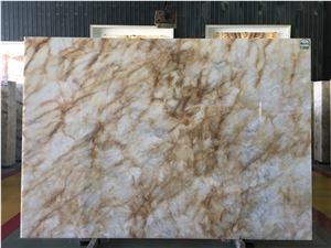 Polished Natural Stone China Quarry Manufactory Golden Yellow Onyx Slabs & Tiles, Exclusive Product, Wall and Floor Cladding Covering