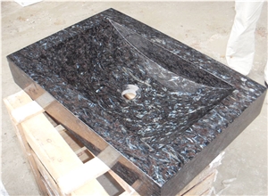 Blue Peal Granite Basins,Rectangle Sinks,Bathroom Vessel Sinks,Wash Bowls