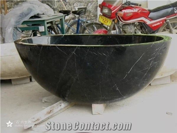 Nero Marquina Bath Tubs, Custom Bathtub