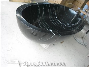 Nero Marquina Bath Tubs, Custom Bathtub