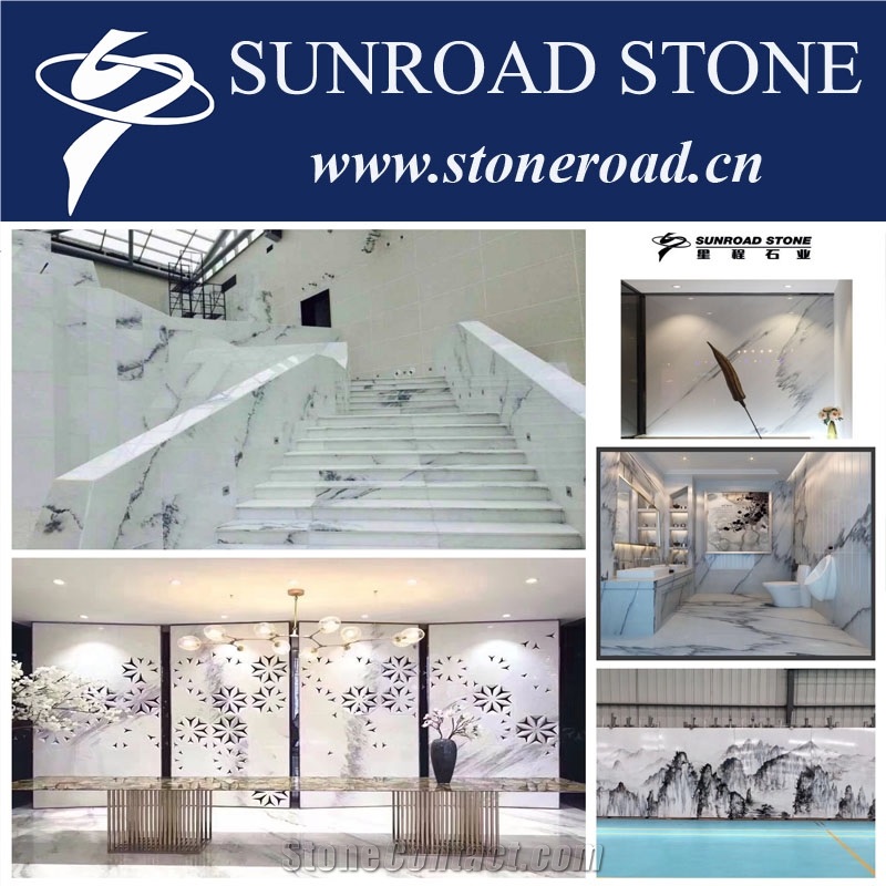 Own Quarry-Factory Calacatta Grey & White / China Arabescato Corchia Marble Slab & Tile &Cut to Size