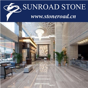 White Serpeggiante Marble Slabs & Tiles,China Wooden White Grain Vein,Grey Wood Light, Guizhou Serpeggiante, Beige Timber,Gray Perlino