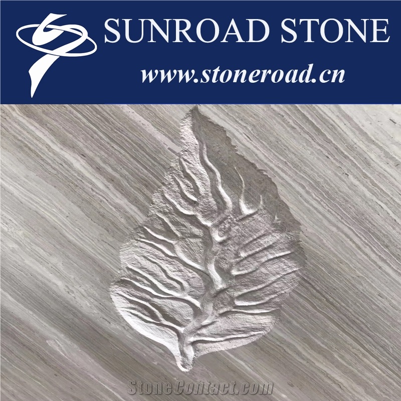 White Serpeggiante Marble Slabs & Tiles,China Wooden White Grain Vein,Grey Wood Light, Guizhou Serpeggiante, Beige Timber,Gray Perlino