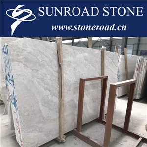 Wooden White Cross Cut / Light Grey & Cream Limestone Slabs &Tiles