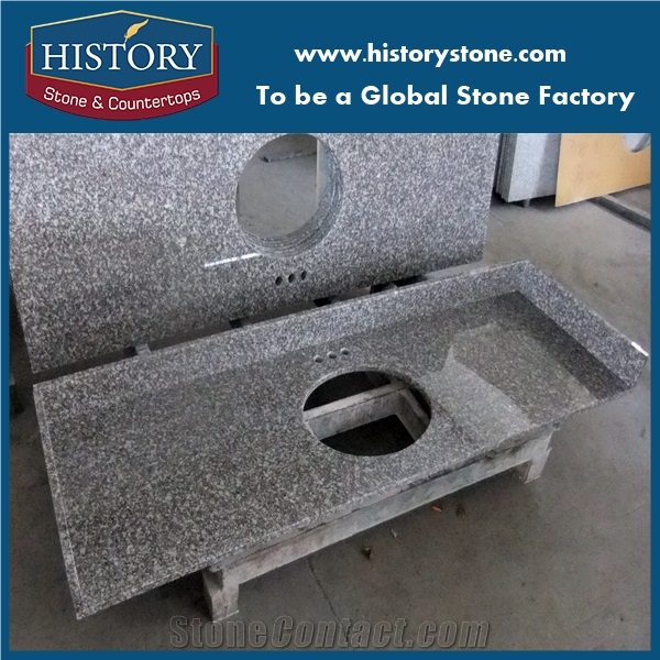2017 New Style China Best Brown Color Natural Granite Vanity Tops,2cm &3cm Granite Countertops with Polishing Surface Bathroom Tops,Vanity Tops