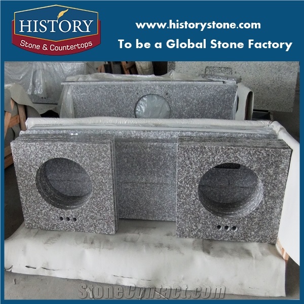 2017 New Style China Best Brown Color Natural Granite Vanity Tops,2cm &3cm Granite Countertops with Polishing Surface Bathroom Tops,Vanity Tops