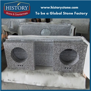 2017 New Style China Best Brown Color Natural Granite Vanity Tops,2cm &3cm Granite Countertops with Polishing Surface Bathroom Tops,Vanity Tops