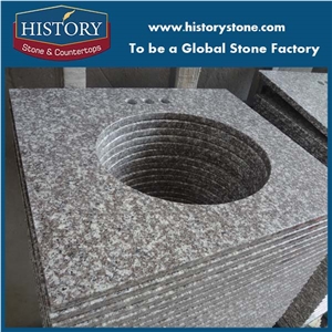 2017 Polished Cheap Nature Stone Granite,G664 Pink Granite Countertops ,China Cheapest Granite Stone G664 Bainbrook Brown Granite for Bathroom