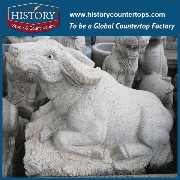 Historystone Animal Sculptures Ideas is Western Statues with Natural Garanite Stone