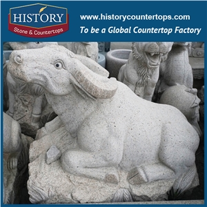 Historystone Animal Sculptures Ideas is Western Statues with Natural Garanite Stone