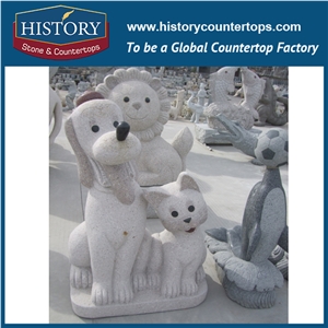 Historystone Animal Sculptures Ideas is Western Statues with Natural Garanite Stone