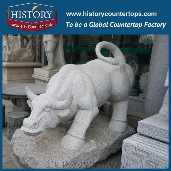 Historystone Animal Sculpures for Landscape in the Garden with Granite Stone