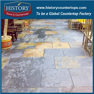 Historystone Rust Slate Wall/Floor Tiles Covering Outdoor and Indoor Withing French Pattern