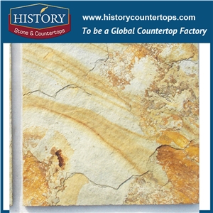 Historystone Slate Stone Floor Covering Withing French and Versailles Pattern
