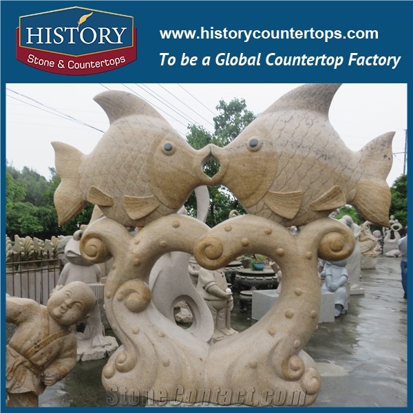 Historystone Strong Lion Animal Sculptures in Landscape Garden Western Statues