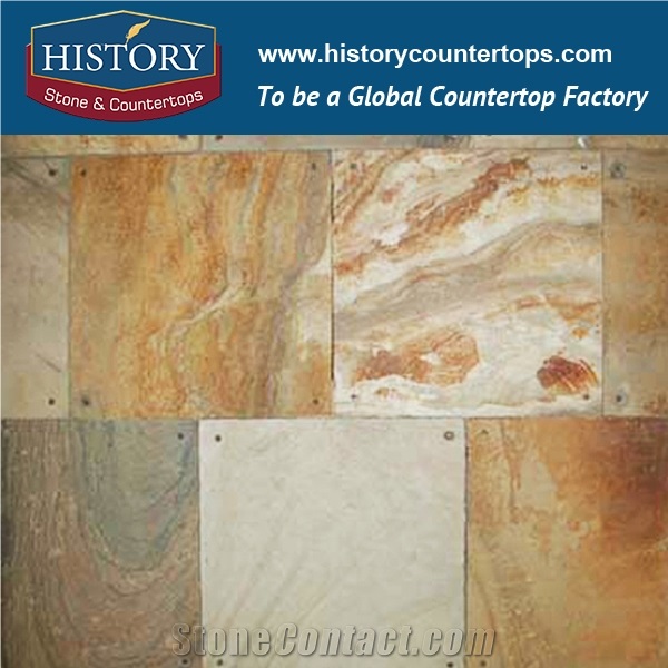 Hitorystone Slate Tile for Floor/ Wall Tiles with Versailles and French Pattern