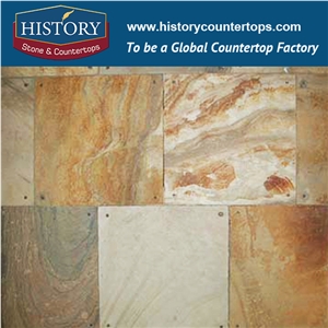 Hitorystone Slate Tile for Floor/ Wall Tiles with Versailles and French Pattern