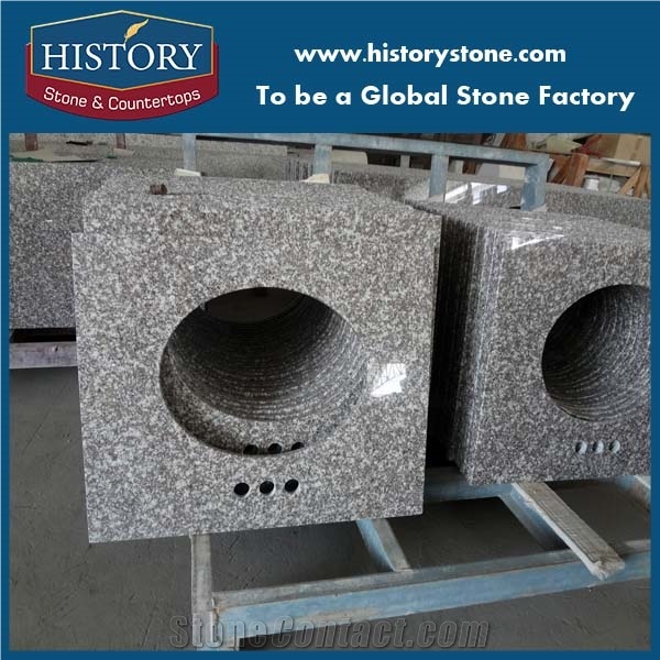 Hot Sale High Quality Natural Granite Stone Building Material, Polishing Bainbrook Brown Bath Top,G664 Granite/Luoyuan Cherry Red Granite Vanity Tops