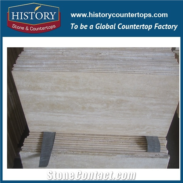 Milan Beige Travertine Tile Cut to Size