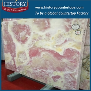 Transparent Fantasy Purple Onyx Marble Tile & Slab Wall Cladding Bathroom Tub Decoration