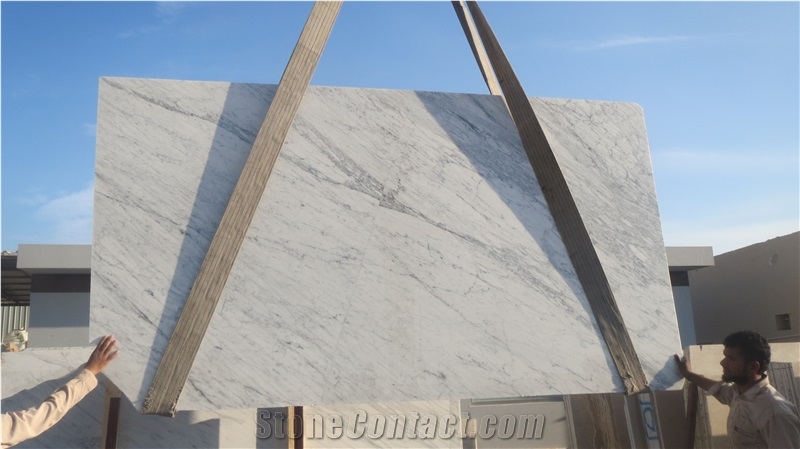 Bianco Carrara Marble Tiles & Slabs, White Polished Marble Flooring Tiles, Walling Tiles