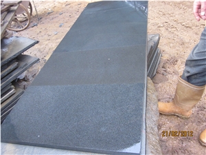 Best Price Cut to Size Flamed / Honed / Polished Hainan Black Basalt Slabs