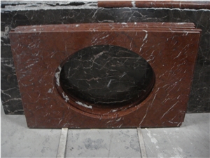 China Factory Marble Washing Top Stone Countertop Marble Vanity Tops