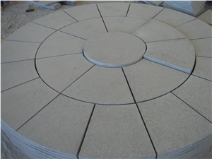 Granite on Net G603 Granite Pavers, China Grey Granite