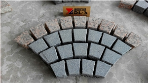 Granite on Net G603 Granite Pavers, China Grey Granite