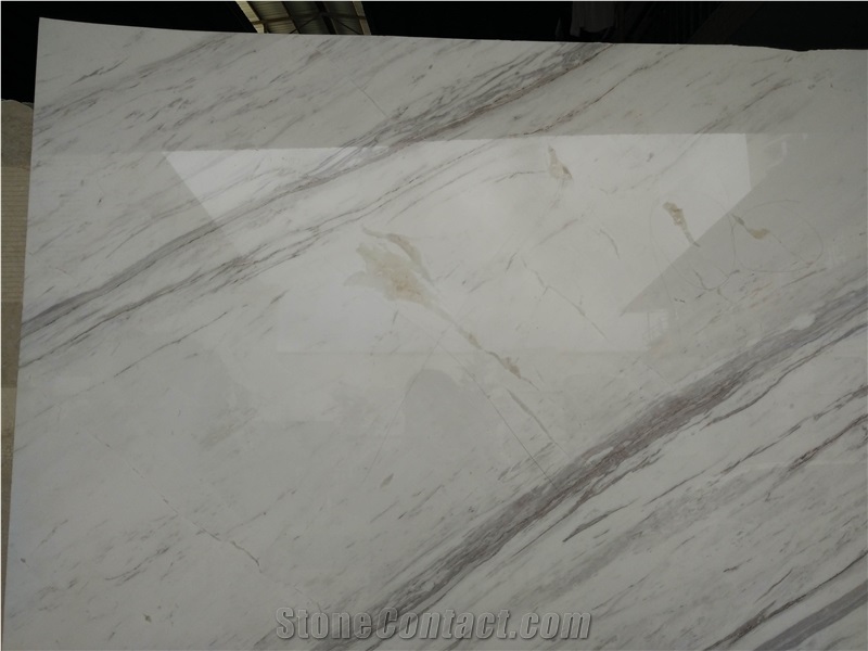 Nature Countertop Stone White Tiles and Marbles Price Volakas Slab