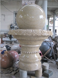 Garden Stone Ball Fountain
