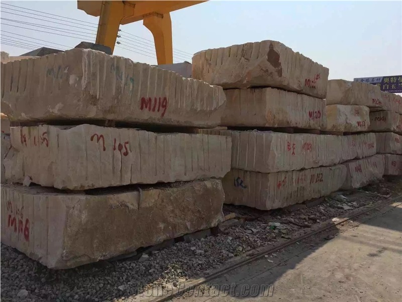 Natural Tunisia Light Beige Limestone, Cheverny/Arum Cream Limestone Blocks, Used for Interior & Exterior Building Stone, Wall Cladding&Floor Covering