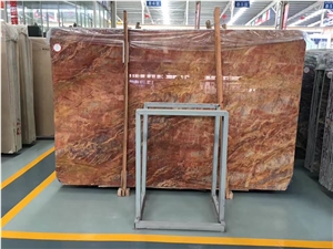 Rosso Damasco Marble Big Slab,Marble Tiles & Slabs