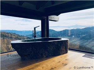 Natural Stone Bathtub - River Stone Bathtub - Soaking Stone Bathtubs