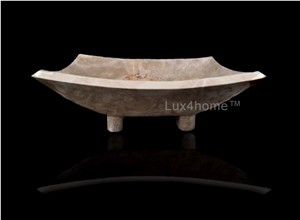 Stone Vessel Sinks Bathroom Animus - Marble Sinks