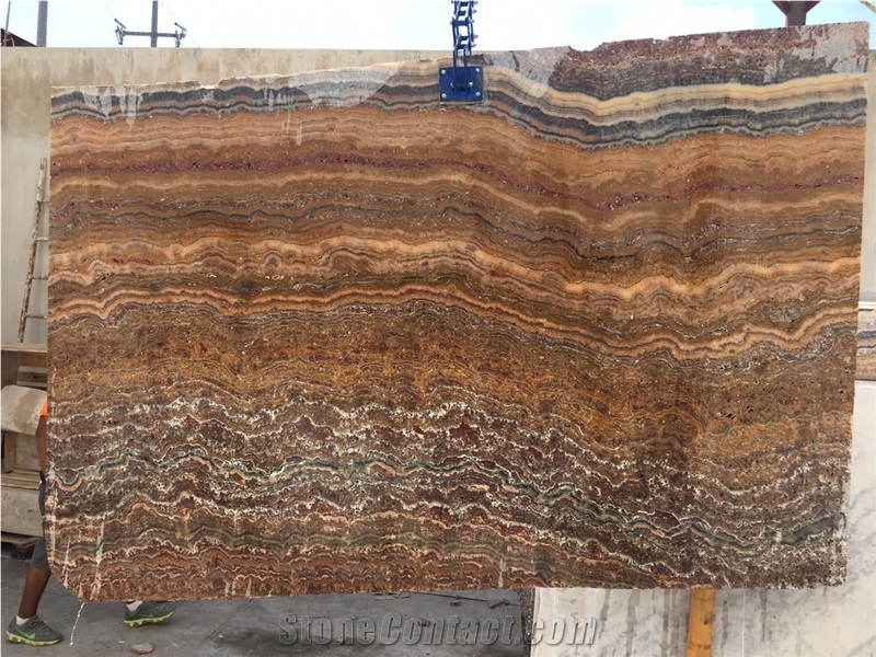 Onyx Red Slabs, Onice Red Vulcano Slabs