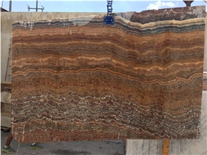 Onyx Red Slabs, Onice Red Vulcano Slabs