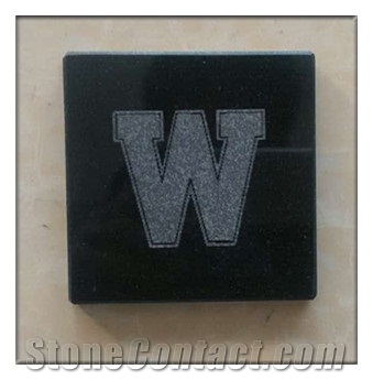 100*100 Shanxi Black Granite Coaster