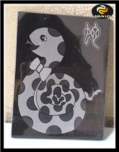 100*100 Shanxi Black Granite Coaster