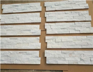 Cheap China Culture Stone Tile, China White Stone Quartzite Culture Stone Tiles