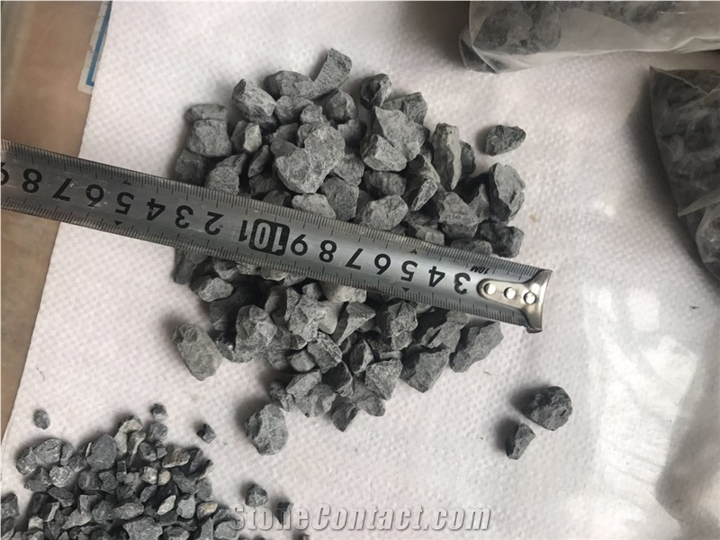 Cheap Price Black Crush Stone , Black Gravels for Land Scaping , Gravel Cobblestone for Construction,