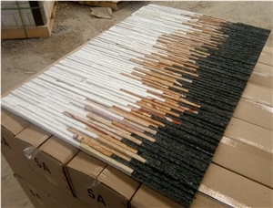 China Stacked Stone Veneer Feature Wall Cladding Panel Ledge Stone Split Face Tile Landscaping Interior & Exterior Decor Natural Culture Z-Shape