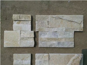 Discounted Beige Slate 35X18cm Stone Wall Decor And Thin Stone Veneer, Stacked Stone